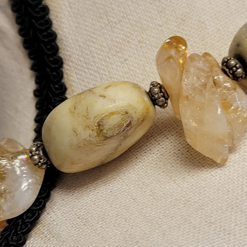 Vintage agate citrine